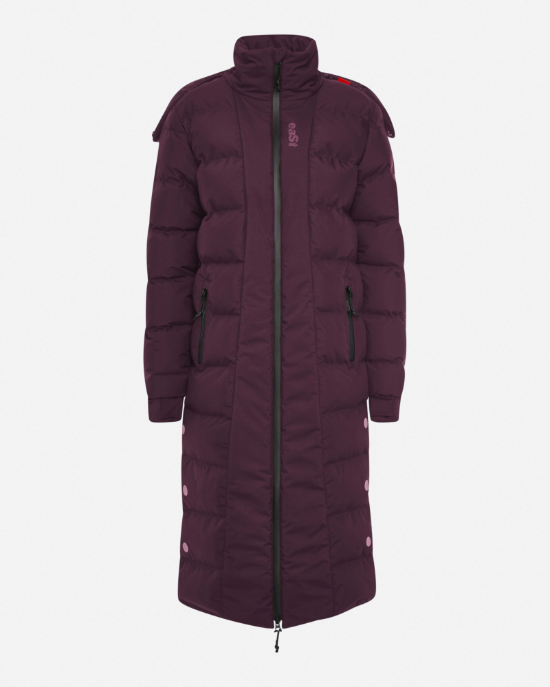 eaSt Performance Long Puffer Coat - aubergine 